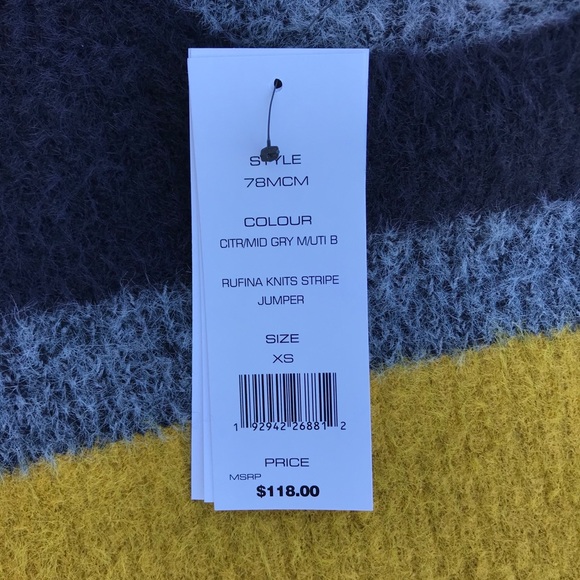 French Connection Rufina knits stripe sweater - Picture 5 of 8